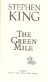 Green Mile SIGNED