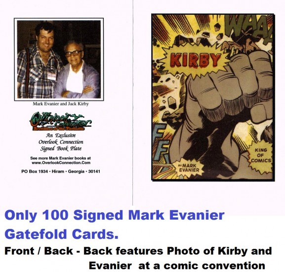 Signed Book Plate No 11 - Mark Evanier / Jack Kirby